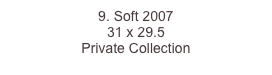 9. Soft 2007
31 x 29.5 
Private Collection